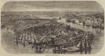 Vista Birdseye de Havannah de Louis Le Breton