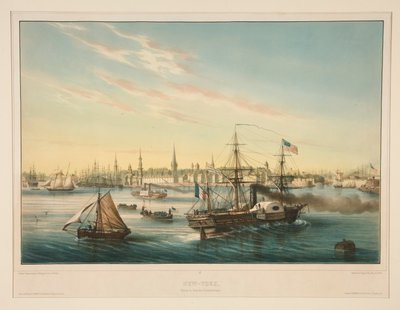 Nova Iorque. Chegada do transatlântico. de Louis Le Breton