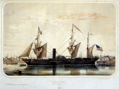 Steamer "The Franklin" (O Franklin) de Louis Le Breton