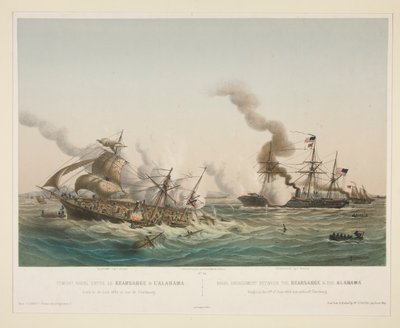 Combate naval entre o Kearsage e o de Louis Le Breton