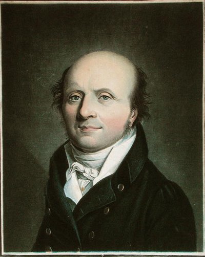 Antoine Dubois (1756-1837) gravado por Gautier (gravura em cores) de Louis Leopold (after) Boilly