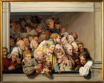 França, Paris, Versailles, Theatre Box no dia da apresentação gratuita de Louis Leopold Boilly
