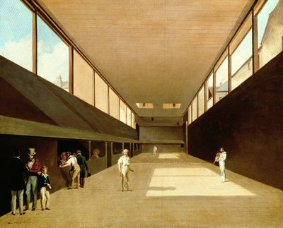 Interior do Jeu de Paume, Versalhes de Louis Leopold Boilly