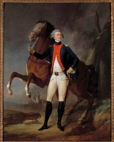 Retrato de Marie Gilbert Mottier, Marquês de La Fayette de Louis Leopold Boilly