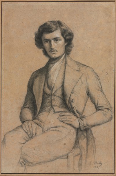 Retrato de um jovem de Louis Leopold Boilly