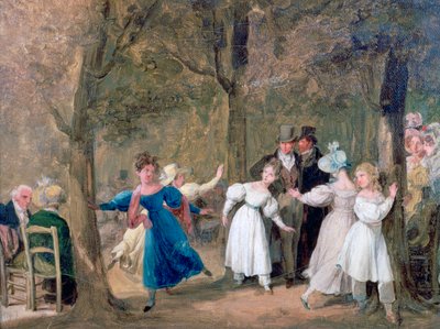 Reunião nos Jardins de Luxemburgo, 1761-1845 de Louis Leopold Boilly