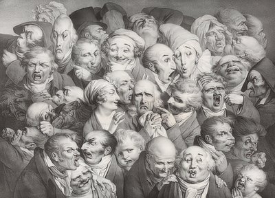 Encontro de 35 chefes diversos (35 verschiedene Köpfe). 1825 de Louis Leopold Boilly