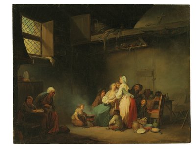 Sopa para gatos de Louis Leopold Boilly