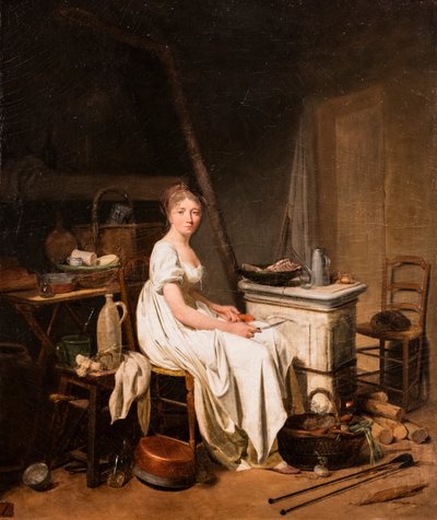 O Cozinheiro, ca. 1789-1799 (óleo sobre tela) de Louis Leopold Boilly