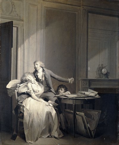 A carta ou o desmaio, de Louis Leopold Boilly