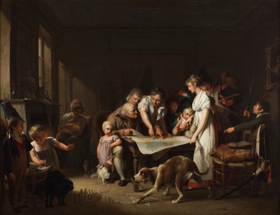A Leitura do Boletim do Grande Exército de Louis Leopold Boilly