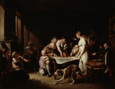 A leitura do Boletim do Grande Exército de Louis Leopold Boilly