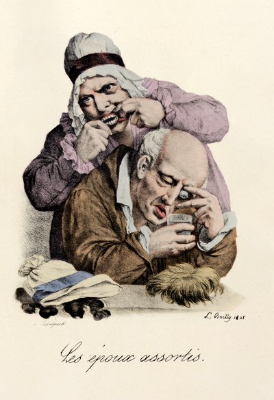 Os diversos spools gravados por Louis-Leopold Boilly (Louis Leopold Boilly de Louis Leopold Boilly