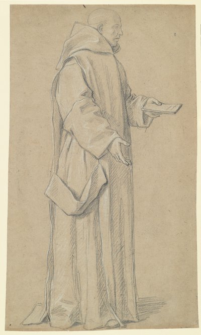 Monge em pé (recto) de Louis Licherie de Beurie