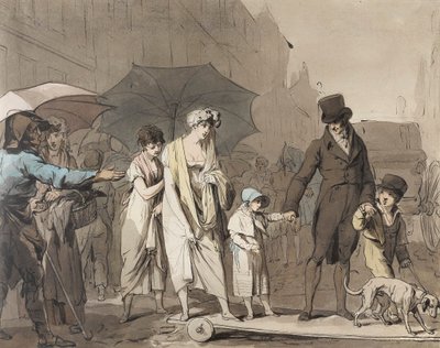 Louis-Léopold Boilly - Portagem urbana de Louis Leopold Boilly