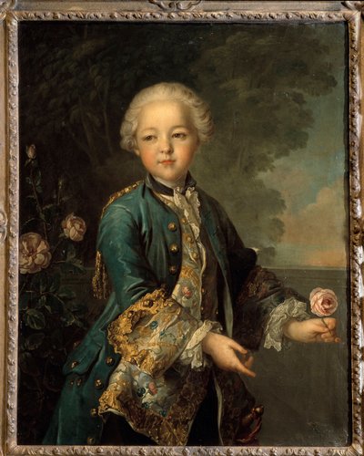 Retrato de Louis Philippe II Joseph Duque de Orleans chamado Philippe Egalite e depois Duque de Chartres (1747-1793) Pintura de Louis (1696-1772) Orleans. Museu de Belas Artes de Louis Tocqué