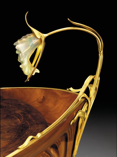 Secretária "Orchidee", c.1903 de Louis Majorelle