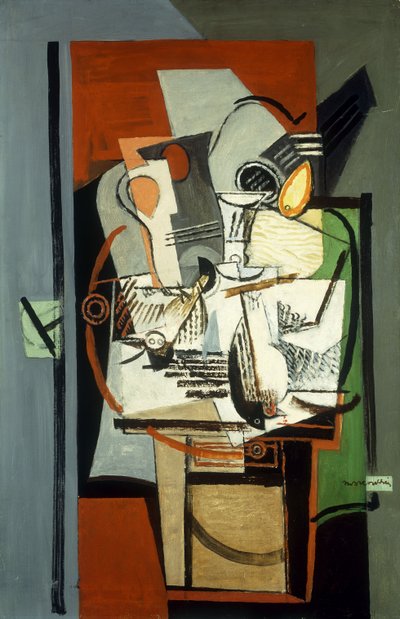 Ainda vida; Nature Morte, c.1930 de Louis Marcoussis