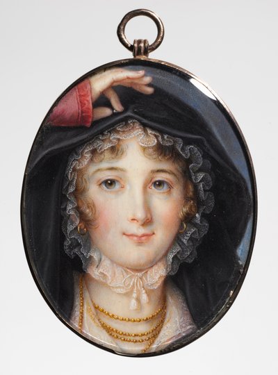 Retrato de uma mulher, década de 1810. de Louis Marie Autissier
