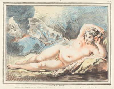 Júpiter e Danaë, 1774. de Louis Marin Bonnet