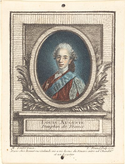 Louis-Auguste, Dauphin de França, 1770. de Louis Marin Bonnet