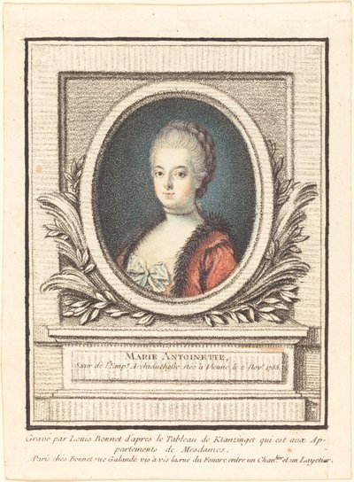 Maria Antonieta, Dauphine. de Louis Marin Bonnet