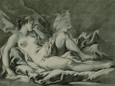Venus Sleeping, depois de François Boucher; O sono de Vênus, depois de François Boucher, 1771 de Louis Marin Bonnet