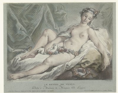 Vênus desperta Le reveil de Venus (título no objeto) de Louis Marin Bonnet