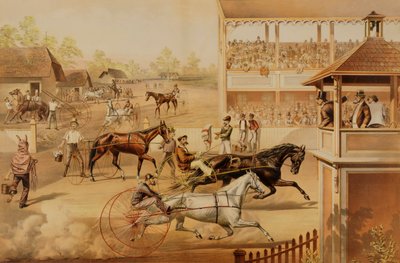 Prontos para o trote Tragam os vossos cavalos de Louis Maurer