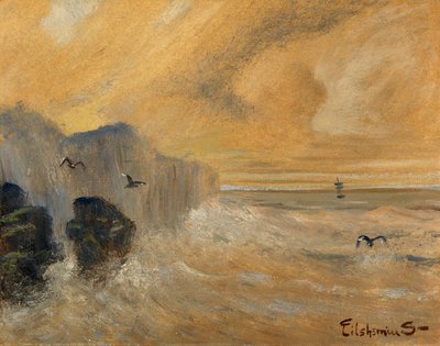 Rocky Seashore, final do século 19 e início do século 20. de Louis Michel Eilshemius