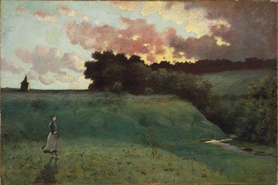 Paisagem tempestuosa, 1890 de Louis Michel Eilshemius
