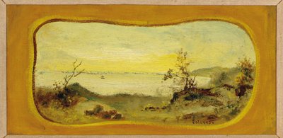 Limpeza de água (óleo sobre masonita) de Louis Michel Eilshemius