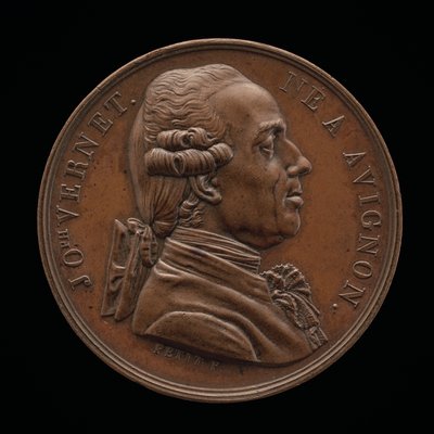 Claude-Joseph Vernet, 1714-1789, Pintor [anverso], 1826. de Louis Michel Petit