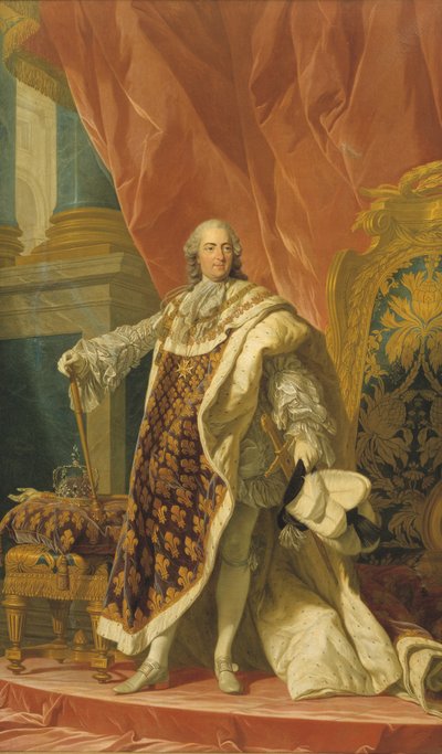 Luís XV da França (1710-1774) de Louis Michel van Loo