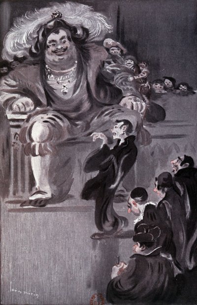 Gargantua - em "Gargantua" de Rabelais, doente. por Louis Morin, ed. Laurens, Paris, de Louis Morin