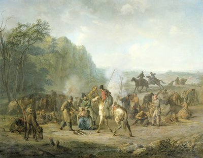Bivouac cossaco, 1813 de Louis Moritz