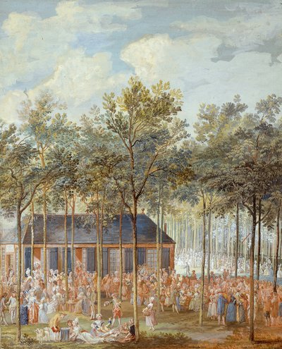 A Champs-Elysées de Louis Nicolas van Blarenberghe