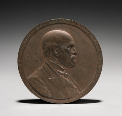Medalha: Abram Stevens Hewitt, 1875-1925. de Louis Oscar Roty