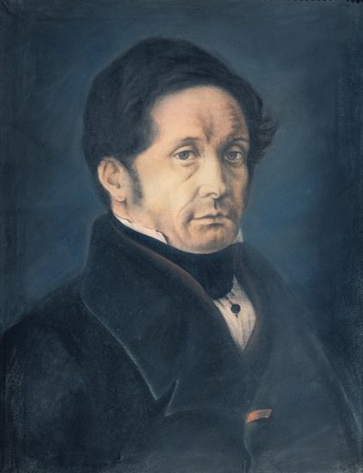 Jean-Joseph Pasteur (1791-1865) 1842 (pastel sobre papel) de Louis Pasteur