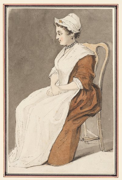 Mulher sentada de Louis Philippe Boitard