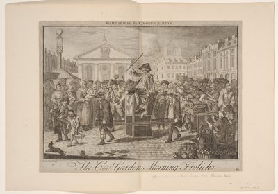 A brincadeira matinal de Covent Garden de Louis Philippe Boitard