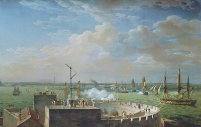 Porto de Cherbourg, 1822 de Louis Philippe Crepin