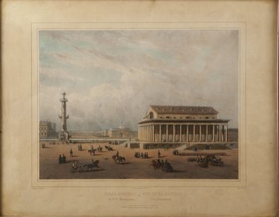 Bolsa de Valores em São Petersburgo, final de 1840. de Louis Pierre Alphonse Bichebois
