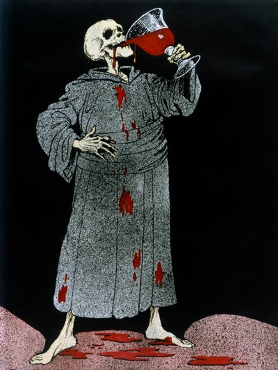 "À Sua Saúde, Civilização!", 1916 de Louis Raemaekers