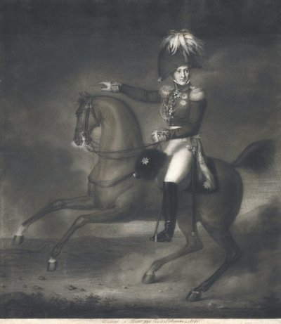 Retrato do conde Alexander Ivanovich Chernyshov 1786-1857 de Louis Rene Letronne