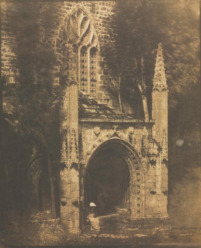 Fonte de Notre-Dame em Saint-Brieuc, Bretanha, c. 1853 de Louis Rémy Robert