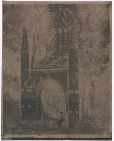 Fonte de Notre Dame em Saint-Brieuc, Bretanha, c. 1853 de Louis Rémy Robert