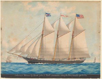 O Tern Schooner "Minnie G. Loud" de Louis Roux
