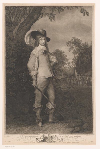 Portret van Willem II van Oranje
(...) William II de Nassau Stadtholder, dos Estados Unidos da Holanda (título sobre o objecto) de Louis Sailliar
