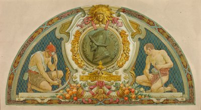 Minas (estudo para a luneta, antigo edifício do Senado) de Louis Schaettle